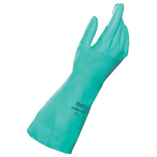 Gants nitrile longue manchette Ultranitril 492 - Mapa