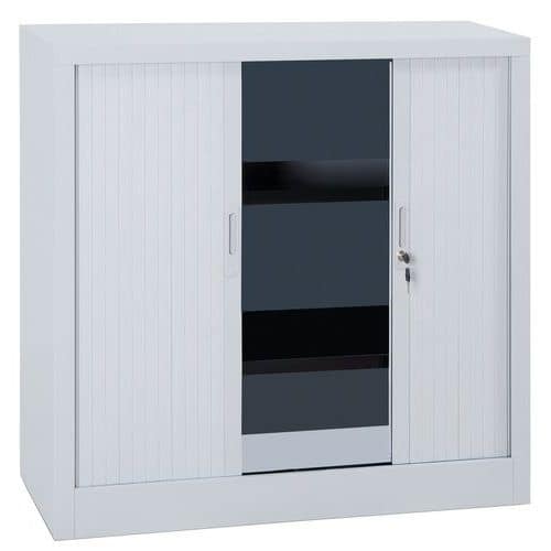 Armoire basse à rideaux en kit - Largeur 120 cm - Manutan Expert