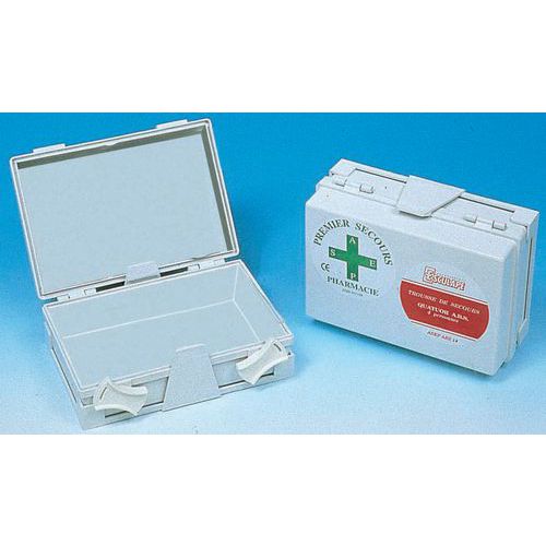 Coffret de secours 1 à 4 personnes - ABS blanc