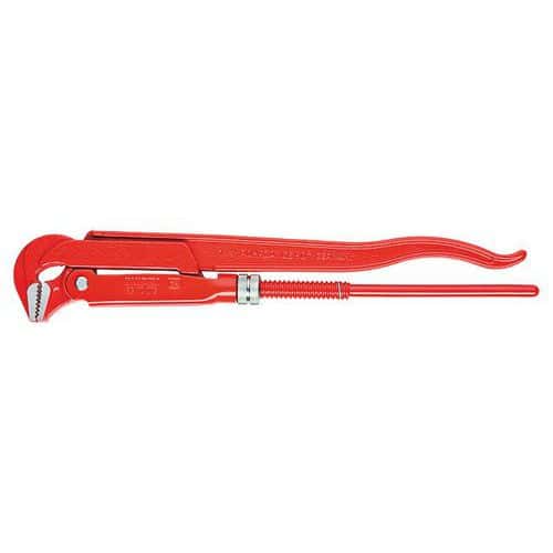 Clé serre-tubes 90° revêtement poudre, rouge 560 mm _ 83 10 020_Knipex