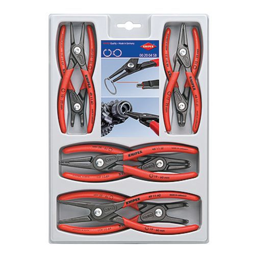 Jeu de pinces de précision pour circlips _ 00 20 04 SB_Knipex