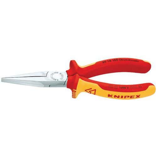 Pince à becs longs chromée 160 mm _ 30 16 160 SB_Knipex