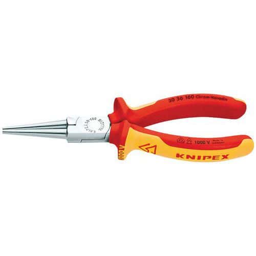 Pince à becs longs chromée 160 mm _ 30 36 160 - Knipex