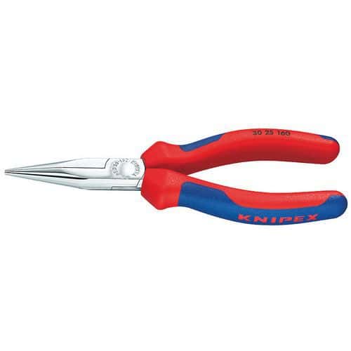 Pince à becs longs chromé - 30 25 160 - Knipex