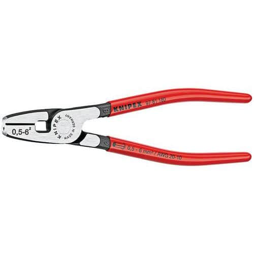 Pince à sertir pour embouts de câble 180 mm _ 97 81 180_Knipex