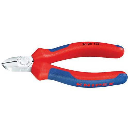 Pince coupante de côté chromée 125 mm _ 76 05 125 - Knipex