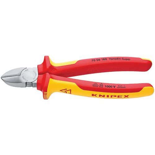 Pince coupante de côté chromée 140 mm _ 70 06 140 SB - Knipex