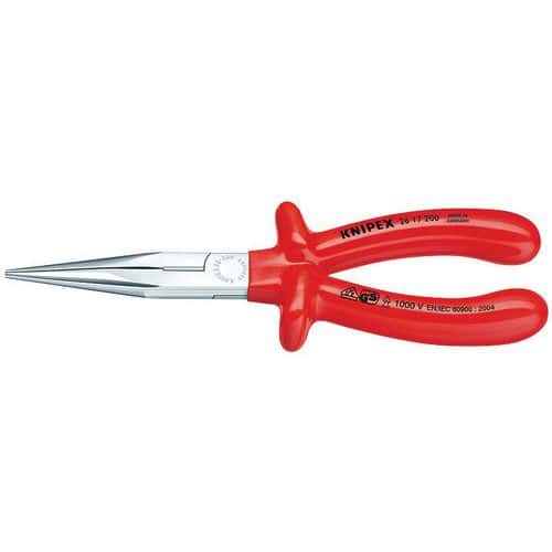 Pince demi-ronde avec tranchant chromée 200 mm _ 26 17 200 - Knipex