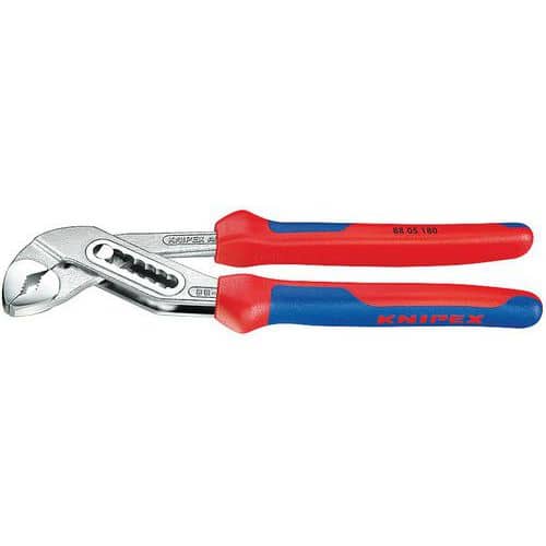 Pince KNIPEX Alligator® Pince multiprise chromée avec gaines bi-matière 180 mm _ 88 05 180