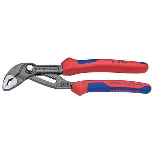 Pince KNIPEX Cobra® grise atramentisée 180 mm _ 87 02 180 SB_Knipex