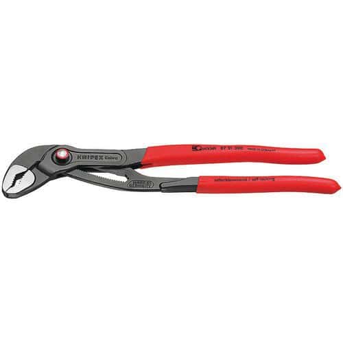 Pince KNIPEX Cobra® QuickSet grise atramentisée 300 mm _ 87 21 300 SB