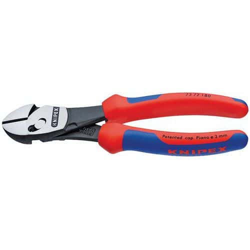 Pince coupante KNIPEX TwinForce® noire atramentisée 180 mm