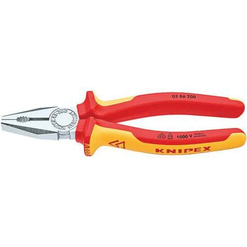 Pince universelle chromée 200 mm _ 03 06 200 SB - Knipex