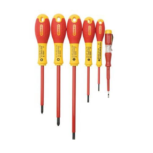 Jeu de 6 tournevis VDE isolés 1000 V Stanley®