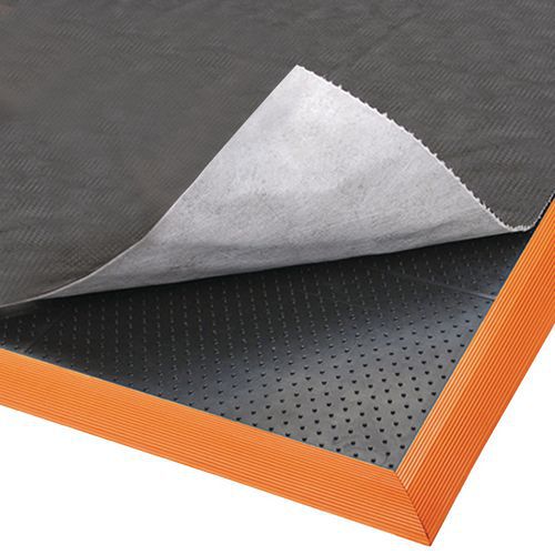 Tapis antifatigue noir et orange Sorb Stance™ 580 - Notrax