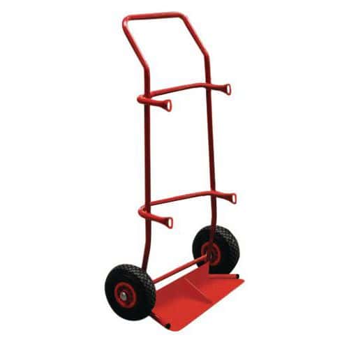 Diable porte-bouteilles - Roues pneumatiques - Force 200 kg