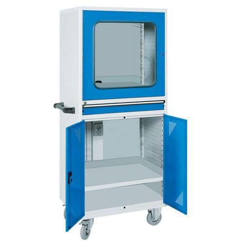 Armoire informatique mobile - Pour ordinateur de bureau