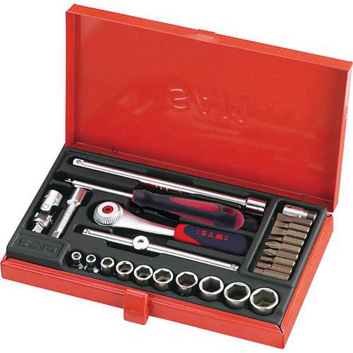 Coffret 1/4 de 26 outils en mm _ 73-R26A