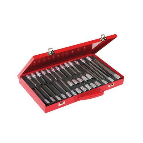 Coffret de douilles tournevis 1/2 Torx