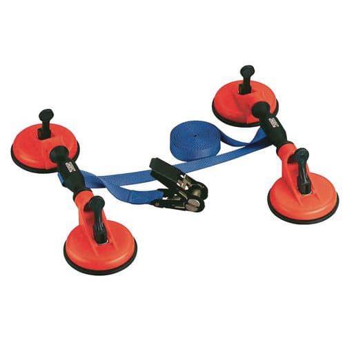 Jeu de ventouses avec sangle pour pare-brise