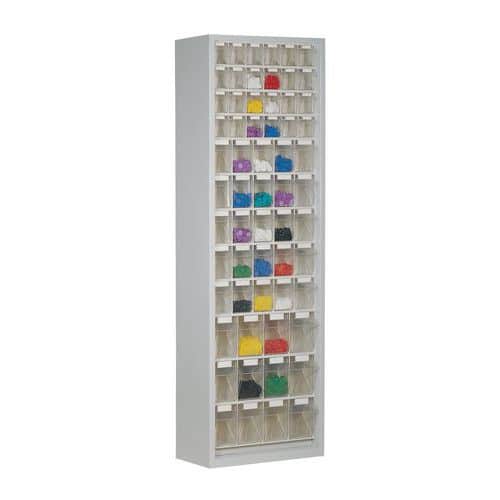 Armoire de stockage Stala STH - Largeur 670 mm - 61 bacs