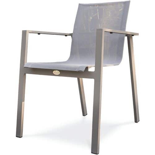 Fauteuil jardin Zahara taupe - DcbGarden