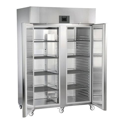 Armoire positive GN2/1cuve inox,2P,1361L,roulettes,COMFORT-GKPv 1470/R