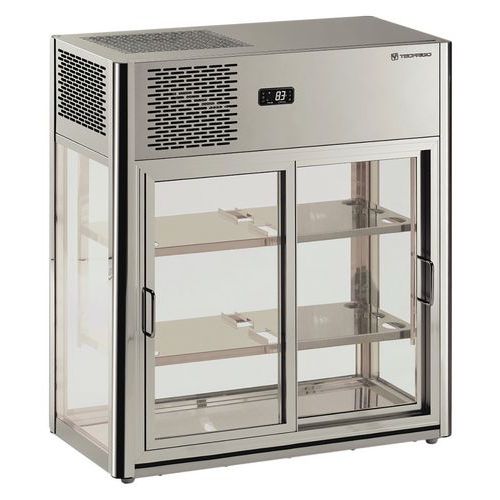 Vitrine de comptoir froid positif ventilé Linus, 200 L- LINUS 200 Tecfrigo