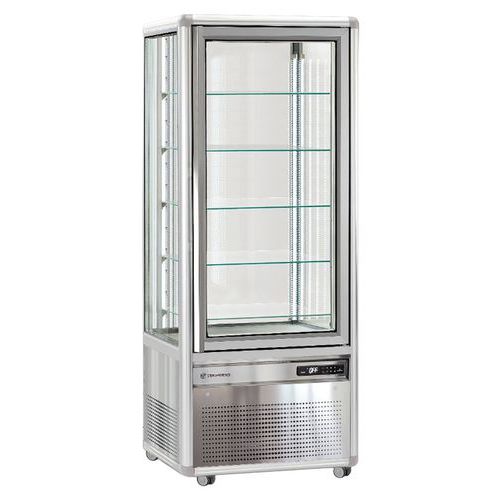 Vitrine verticale positive ventilée 500 L,tablettes-SNELLE 505 Q LED Tecfrigo