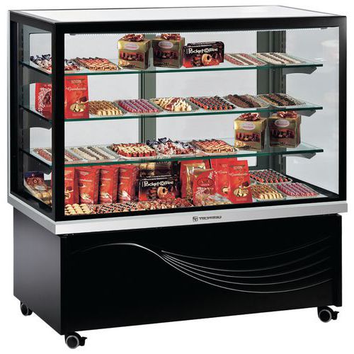 Vitrine horizontale positive ventilée, 550 L- KARINA 136 Chocolat Tecfrigo