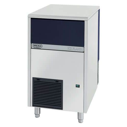 Machine à glace grains 105 kg/24h,réserve 30 kg,pompe de vidange Brema