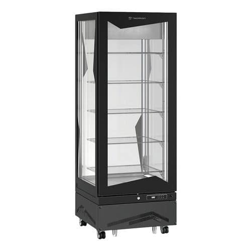 Vitrine verticale MARILYN, bi-température, 450 L, tablettes en verre