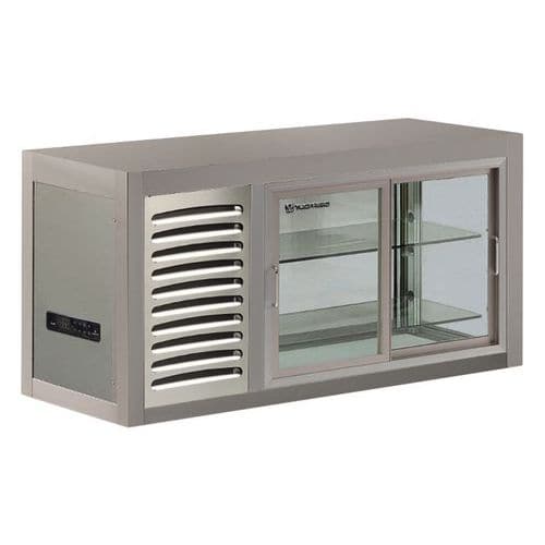 Vitrine de comptoirs ORIZONT, positive ventilée, 100L- ORIZONT 101Q Tecfrigo