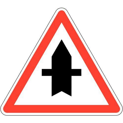 Panneau de signalisation de danger - AB2 - Priorité ponctuelle