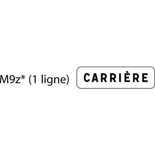 Panonceau pour panneaux de signalisation type AB3A - M9z