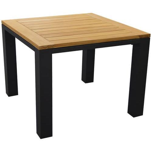 Table Torino 100 x 100 cm Proloisirs