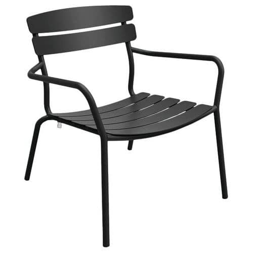 Lot de 2 fauteuils lounge Perfect graphite Proloisirs