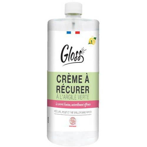 Crème à récurer argile verte - 750 ml - Gloss