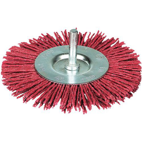 Brosse fil abrasif - Circulaire - Grain fort