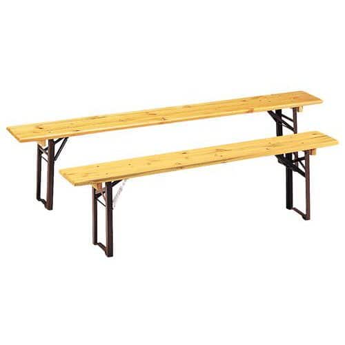 Banc bois pliant 160 cm et 220 cm