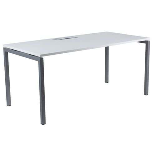 Bureau droit 160 cm pieds U Misao - Manutan Expert