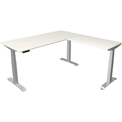 Bureau assis/debout Move 4 new, electrique, L180xP80, ajout 100x60cm