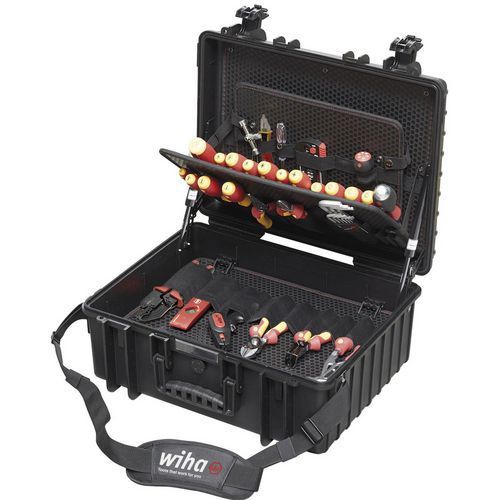 Mallette de maintenance pour électricien XL 80 outils - WIHA