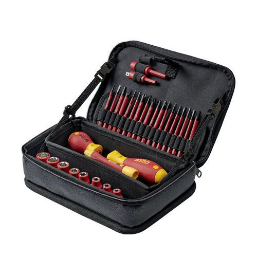 Jeu de 32 outils isolés slimVario electric en trousse - WIHA