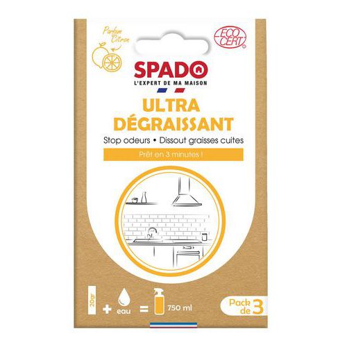 Dégraissant Ecocert - concentré à diluer - Spado