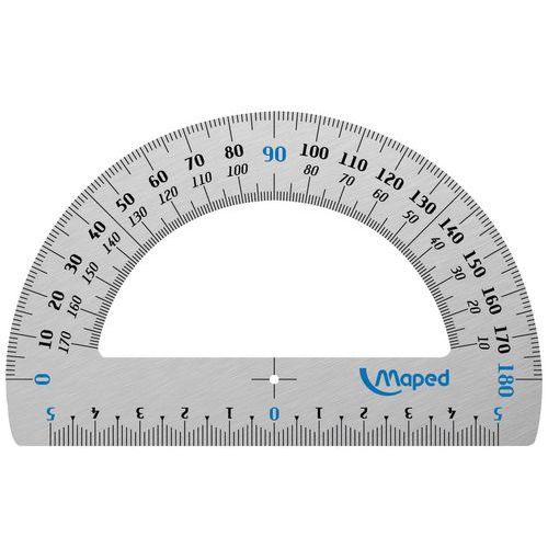 Rapporteur 180° Maped en aluminium