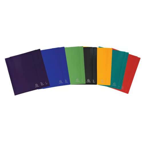 Protège-documents polypropylène opaque 60 vues A4 - Coloris assortis - Lot de 15