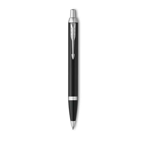 Stylo à bille premium Parker IM Essential Matt Black CT (bleu) -Parker