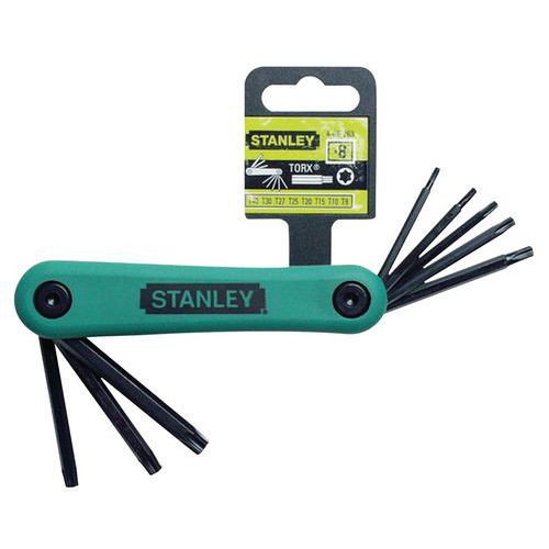 Jeu de 8 clés mâles Torx gamme pro - Stanley