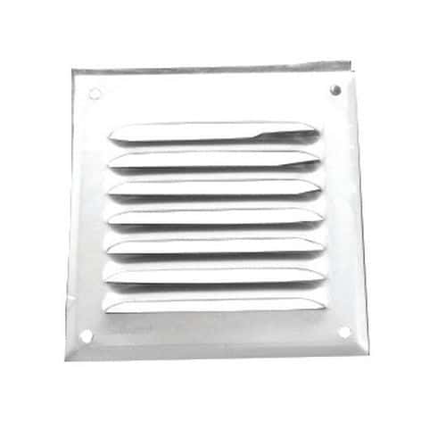 Grille alu persienne pour ventilation par 4 (100x100mm)